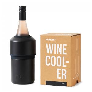 Porta Garrafa Térmico para Vinho em Aço Inoxidável, HUSKI 13, Preto