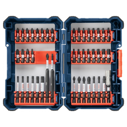 Kit Parafusadeira 44 peças com Estojo, BOSCH SDMS44, Azul