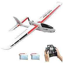 Ranger600 Avião de Controle Remoto 2.4G Design 2CH, Idade Recomendada 14, VOLANTEXRC 761 2, Branco