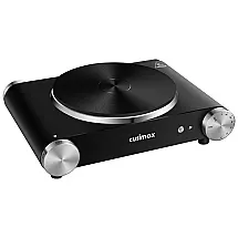 Cooktop Elétrico Portátil com Queimador de Ferro Fundido e Temperatura Ajustável, 110V 1500W, Cusimax, Vermelho