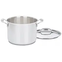 Caldeirão Clássico 8 Litros do Chef em Aço Inoxidável, Cuisinart 766 24