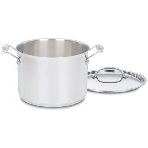 Caldeirão Clássico 8 Litros do Chef em Aço Inoxidável, Cuisinart 766 24
