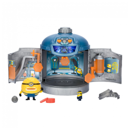 Brinquedo Câmara de Transformação dos Minions, Transforme Jerry em Mega Jerry com Luzes e Sons para Crianças Acima de 3 Anos, Minions 59293