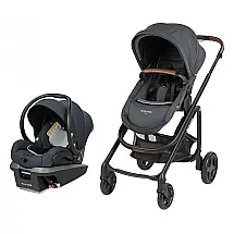Carrinho de Bebê com Cadeira para Carro Maxi Cosi Tayla, Preto Grafite
