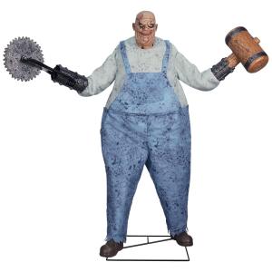 Espírito Buzzsaw Animatrônico com Sons e Movimentos para Decoração de Halloween