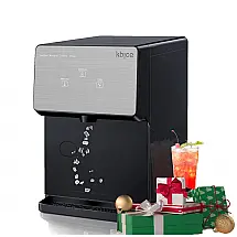 Máquina de Gelo com Capacidade para 14,5 kg em 24H e Painel Digital, 110V, KBice, Preta