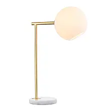 Abajur Luminária de Mesa, Estilo Contemporâneo e Moderno com 52 cm de Altura para Quarto, Sala de Estar e Escritório, 110V 40W, JONATHAN Y