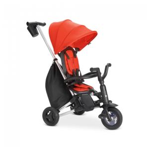 Triciclo Infantil para Passeio com Assento Ajustável 8 Estágios, Idade Recomendada 6 Meses a 5 Anos, JOOVY 1103, Laranja claro