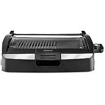 Churrasqueira Elétrica Portátil, com Antiaderente, 1200W, 110v, CRUX 17168, Preto