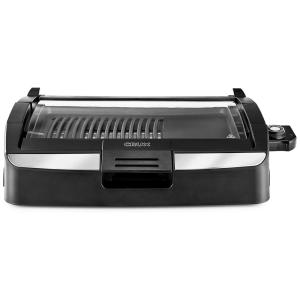 Churrasqueira Elétrica Portátil, com Antiaderente, 1200W, 110v, CRUX 17168, Preto