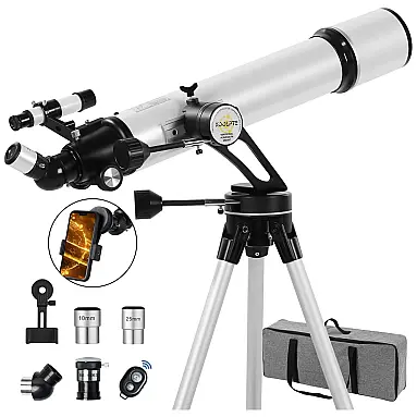 Telescópio de 90mm Diâmetro e