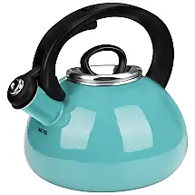 AIDEA Chaleira de Chá 2.3L com Apito, Aço Inoxidável, Azul