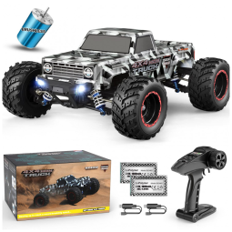 Carrinho de Controle Remoto Off Road 4x4 sem Escova, Escala 1:12 com Velocidade até 55 km/h, Haiboxing 903A