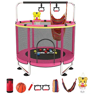 Trampolim Infantil com Cesta de