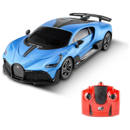 Carrinho de Controle Remoto Ferrari Escala 1:24 para Crianças de 8 a 14 Anos, BEZGAR, Amarelo