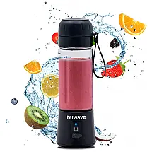Mini Liquidificador Portátil 530mL com Carregamento USB, 110v, NUWAVE 28401, Cinza