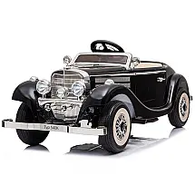 sopbost Carro, Carrinho Mercedes Benz Elétrico Infantil Off Road a Bateria 12V 1 Assento com Suspensão de Mola, Preto