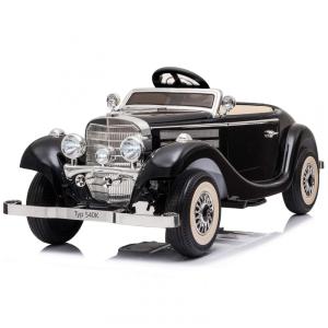 sopbost Carro, Carrinho Mercedes Benz Elétrico Infantil Off Road a Bateria 12V 1 Assento com Suspensão de Mola, Preto