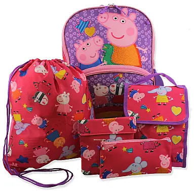 Mochila Escolar Infantil Peppa Pig