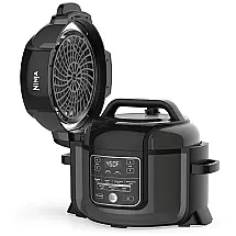 Panela de Pressão Elétrica 9 em 1, Capacidade 6.1 Litros, 110V 1400W, NINJA OP101, Preta