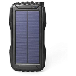 Powerbank Carregador Solar 25000mAh À Prova D Água LED Camping Nautica Viagem
