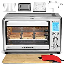 CONVECTION WORKS Forno Multifuncional, 10 em 1, Tela LED, 1500W, Preto 110V