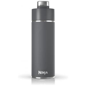 Garrafa Térmica para Água 710mL em Aço Inoxidável, à Prova de Vazamentos e Aguenta Quente por Horas, Ninja DW2401GY, Cinza