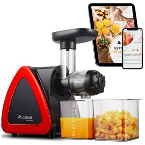 Espremedor de Sucos Aobosi, 110v, AAOBOSI AMR520, Vermelho