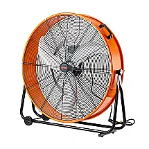 Ventilador Industrial VEVOR 76 cm Laranja, Alta Velocidade, 3 Velocidades, 220W, Modelo HIFANXDRUM30, 110V
