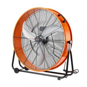 Ventilador Industrial VEVOR 76 cm Laranja, Alta Velocidade, 3 Velocidades, 220W, Modelo HIFANXDRUM30, 110V