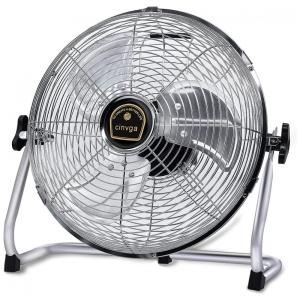 Ventilador Industrial om com 2 Velocidades, 110v, NETMETIC, Prateado
