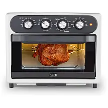 Chef AirFryer 7 em 1, Torradeira, Forno, Assadeira 23L Aço inoxidável, 110v, DASH DAFT2350GBSS01, Prateado