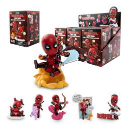 Kit Boneco Colecionável de 10 cm, Tema Deadpool Classic Series Hero Box para Crianças de 10 Anos ou Mais, YuMe, Vermelho
