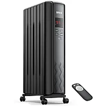 Aquecedor Elétrico Portátil com Controle Remoto e Temporizador, 1500W, 110v, DREO DR HSH005, Preto