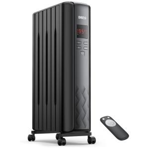 Aquecedor Elétrico Portátil com Controle Remoto e Temporizador, 1500W, 110v, DREO DR HSH005, Preto