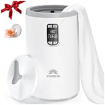 Aquecedor de Toalhas 20L para Banheiro, Aquecedor de Cobertores com Display LED, Timer de Aquecimento 30/60/90 Min,Voukota.