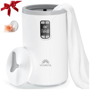 Aquecedor de Toalhas 20L para Banheiro, Aquecedor de Cobertores com Display LED, Timer de Aquecimento 30/60/90 Min,Voukota.