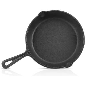 ProFire Frigideira de Ferro Fundido Pré Temperada, com Alça de Metal