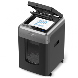 Triturador de Papel Automático BONSEN 300 Folhas, Trituração Contínua 60 Minutos para Uso Comercial Intenso, 30 Minutos Manual, Corte Micro