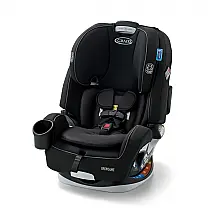 Cadeirinha Graco Grows4Me Cinza 4-em-1 Recém-nascido a 54 kg com Sistema Simply Safe Adjust