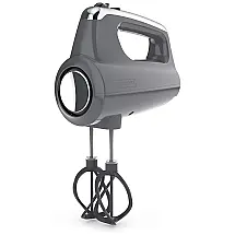 Batedeira de Mão com 5 Velocidades, Acessórios e Capa, 250W, 110v, BLACKDECKER MX600G, Cinza