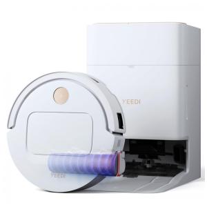 Robô Aspirador e Esfregão Yeedi M14 Plus Branco com Sucção 18.000 Pa, OZMO Roller e Estação OMNI Autolimpante