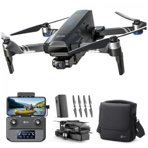 Drone e Acessórios para Adultos com Câmera 4K EIS, Transmissão de Vídeo 4K/30 FPS até 3 km, ID Remoto Integrado e Motores Sem Escova