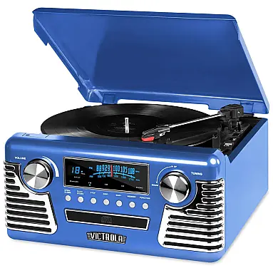 Retro Toca Discos 3 Velocidades