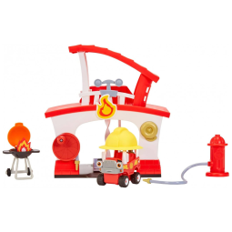 Estação de Bombeiro com Acessórios para Crianças Acima de 3 Anos, LITTLE TIKES 661310EUC, Vermelho