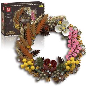 Kit de Construção Guirlanda de Primavera com 1030 Peças para Crianças, Mould King, Marrom