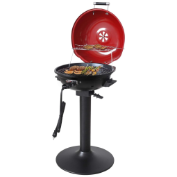 Churrasqueira Elétrica Portátil serve 5 Porções, 1600W, 110v, HOMEWELL, Vermelho