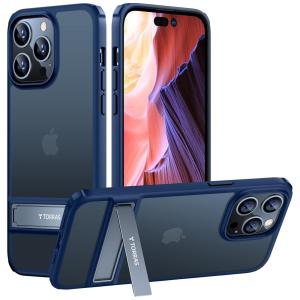 Capa para Iphone 13 Pro Max de Alta Resistencia com Capa Translúcida, TORRAS, Azul