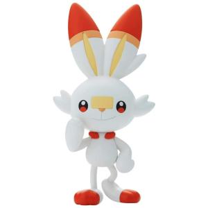 Kit de modelo Bandai Pokémon Scorbunny Quick para montar sem cola, com 20 peças em plástico