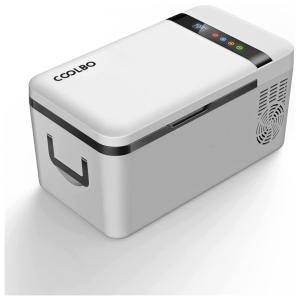COOLBO Mini Geladeira, Cooler Automotiva Elétrico Portátil 45L, 110V, Cinza